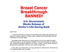 Tablet Screenshot of breastcancercover-up.com
